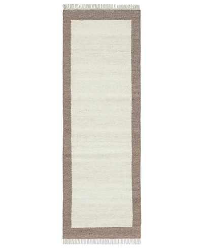 Obeetee Nu Maison Soft Border 2'6"x8' Runner Area Rug