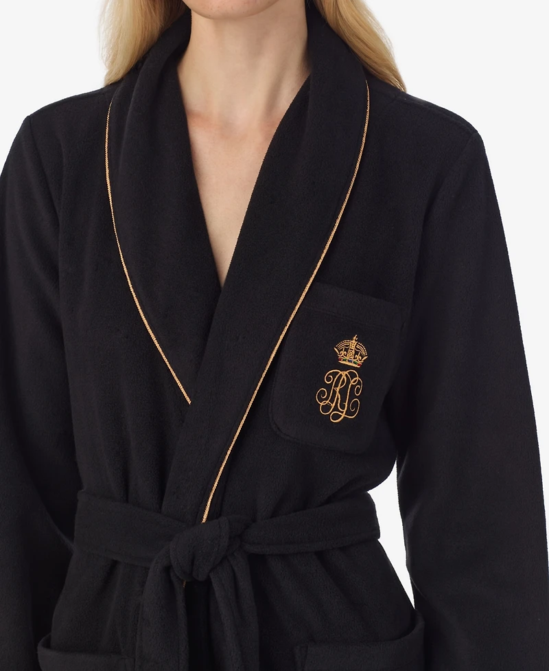 Lauren Ralph Women's Shawl Collar Long Robe