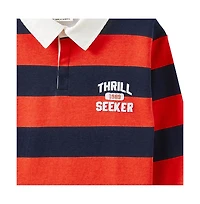 Cotton On Little/Big Boy's Rugby Polo Fleece Top