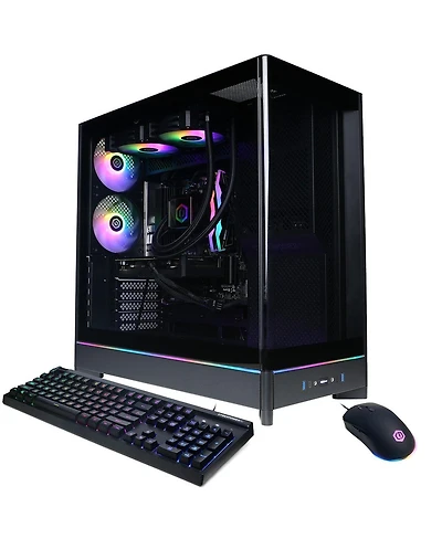 CyberPowerPC Gamer Supreme Liquid Cooled Gaming Desktop Computer, Amd Ryzen 7 9700X 3.8GHz, 32GB Ram, 2TB Ssd, Amd Radeon Rx 9060 Xt 16GB, Windows 11