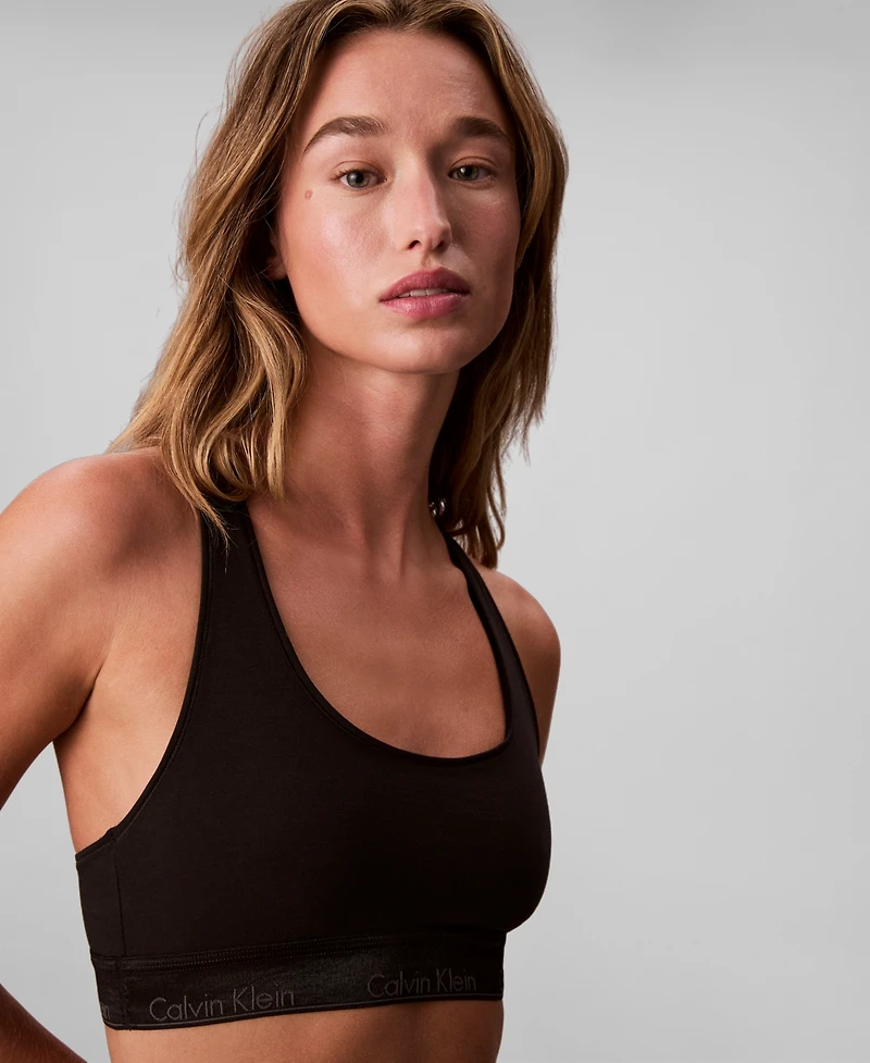 Calvin Klein Women's Flexible Fit Full Coverage Racerback Bralette