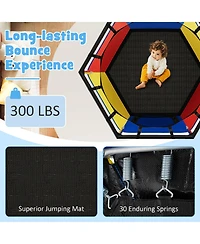 Gymax 48'' Recreational Trampoline for Kids 4 Ft Indoor & Outdoor Trampoline