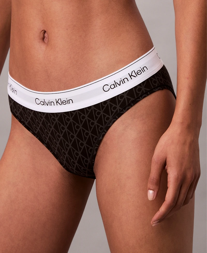 Calvin Klein Women's Ck Icon Cotton Modal Bikini Underwear QF8520