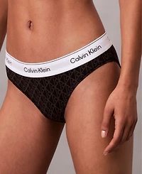 Calvin Klein Women's Ck Icon Cotton Modal Bikini Underwear QF8520