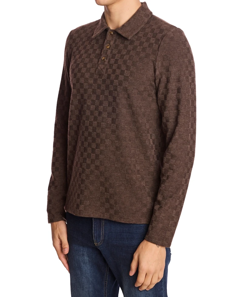 Paisley & Gray Men's Patterned Polo Shirt