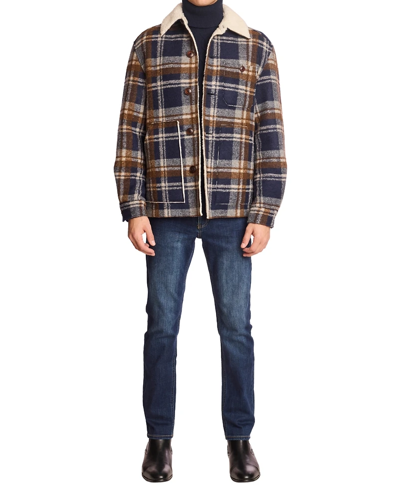 Paisley & Gray Men's Plaid Barn Coat