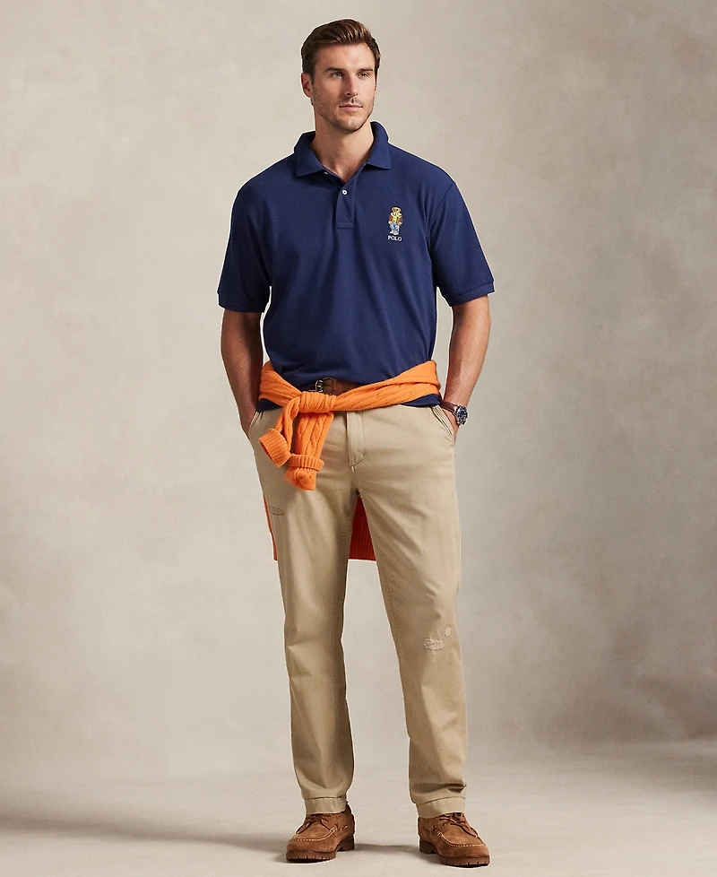 Polo Ralph Lauren Men's Big & Tall Bear Embroidered Shirt