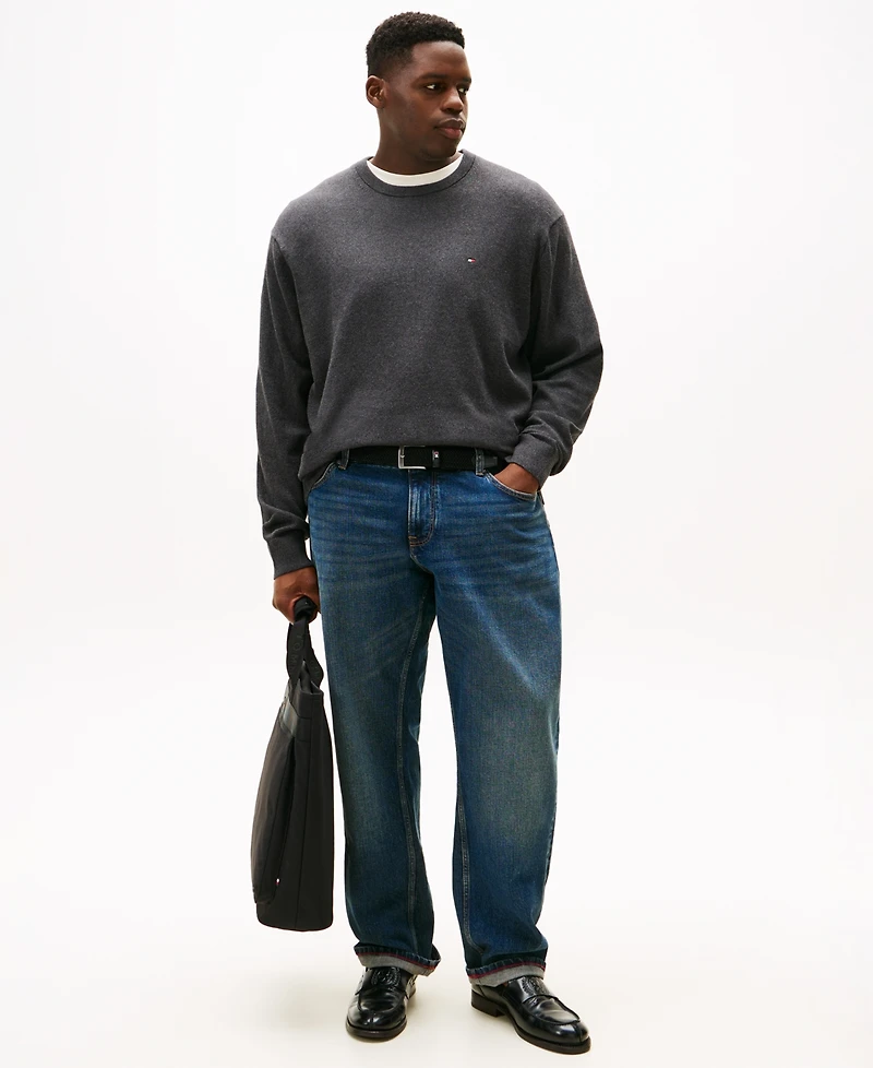 Tommy Hilfiger Men's Big and Tall Crewneck Sweater