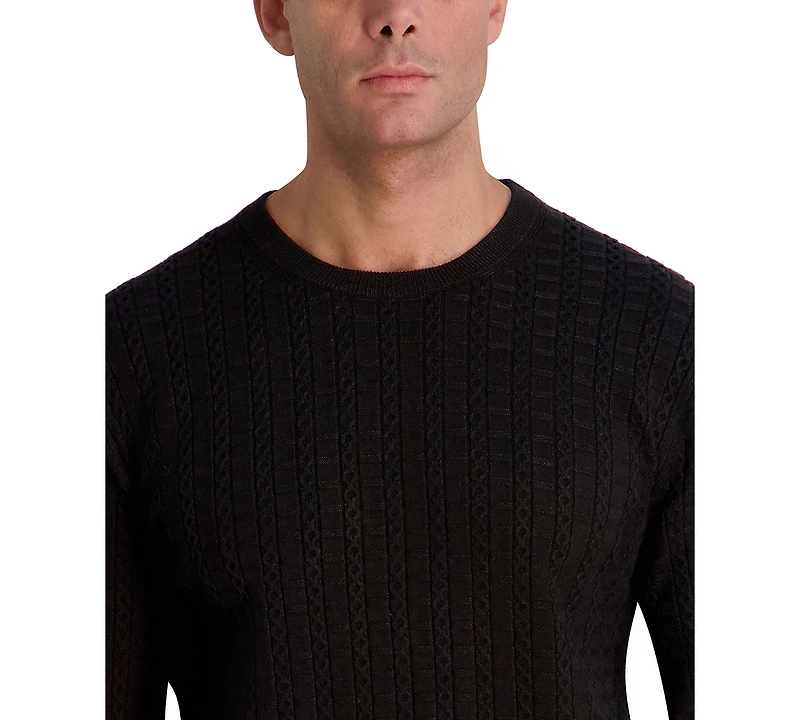 Karl Lagerfeld Paris Men's Crewneck Sweater