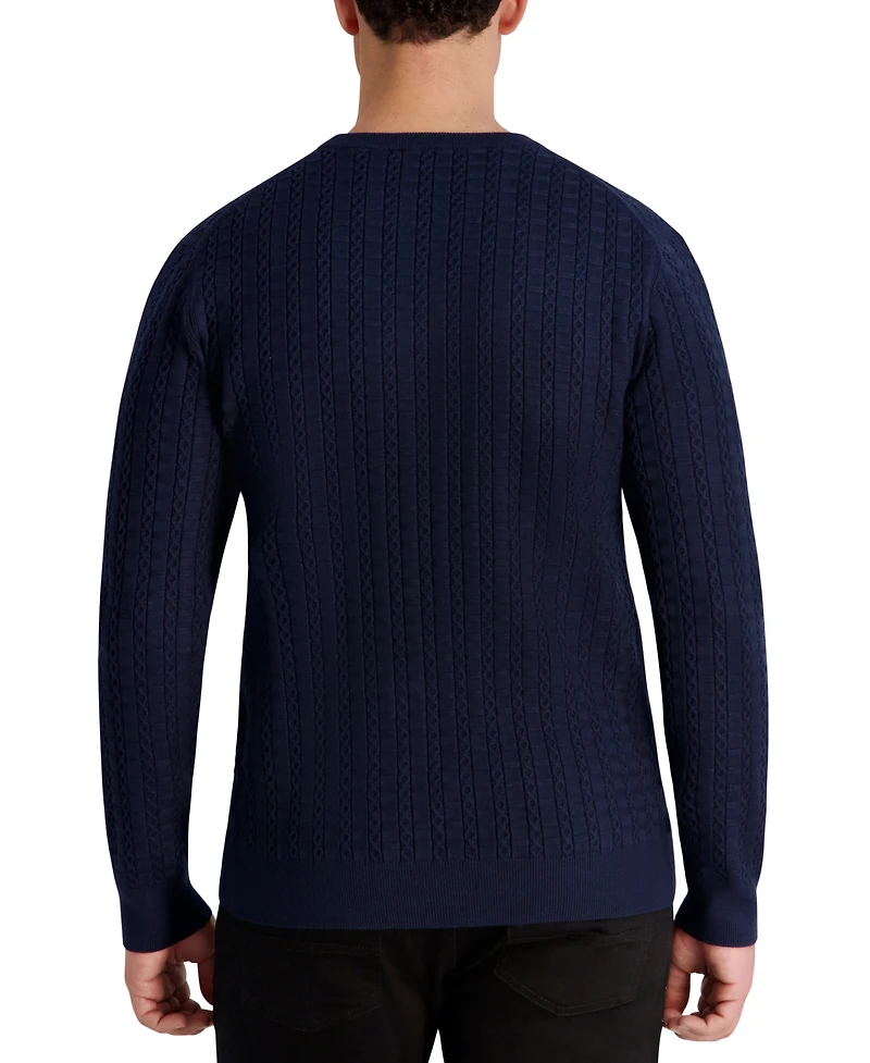 Karl Lagerfeld Paris Men's Crewneck Sweater