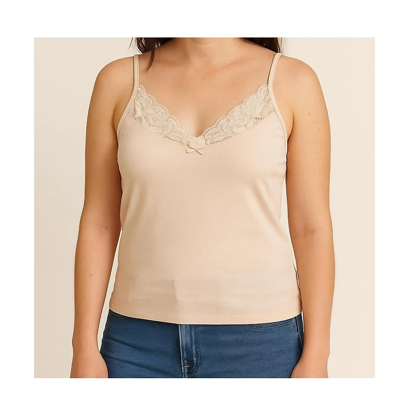 Luna Lace Cotton Cami