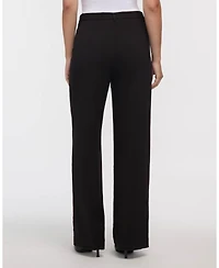 Ellen Tracy Women's Full Length Straight Leg Pant