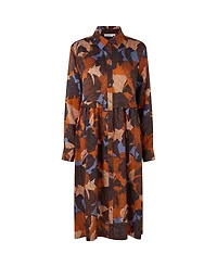 Masai Copenhagen Women's MaNollira Long Sleeve Midi Dress