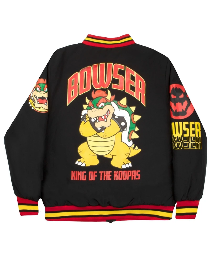 Mario Big Boys Super Luigi Bomber Jacket