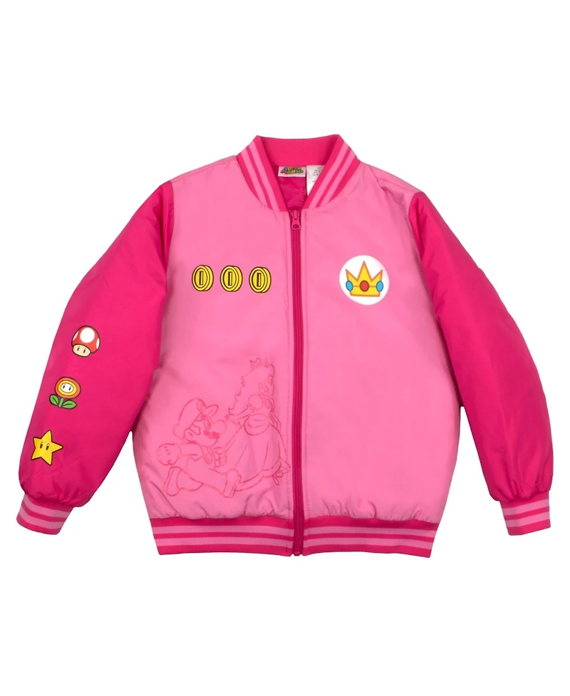 Mario Girls Super Luigi Bomber Jacket