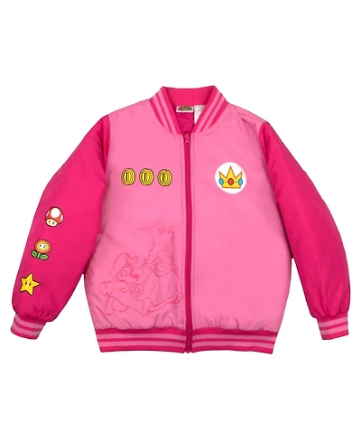 Mario Girls Super Luigi Bomber Jacket