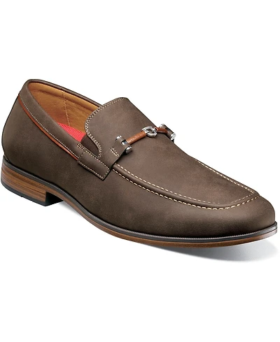 Stacy Adams Men's Richardson Almond Toe Bit Slip-On Loafers