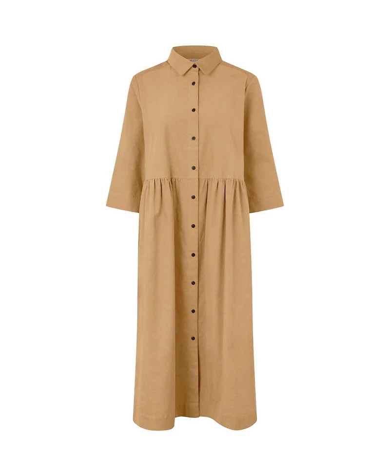 Masai Copenhagen Women's MaNynisla 3/4 Sleeve Midi Dress
