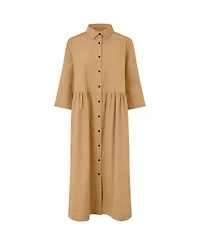 Masai Copenhagen Women's MaNynisla 3/4 Sleeve Midi Dress