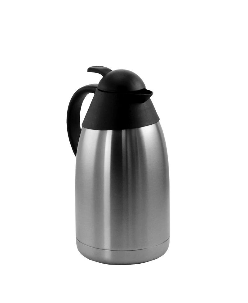 MegaChef 2 Liter Stainless Steel Thermal Beverage Carafe for Coffee and Tea