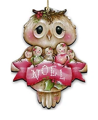 Designocracy Owl You Need Is Love Holiday Ornament