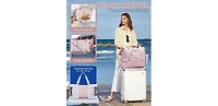 Travel Duffel Bag, Sports Tote Gym Bag, Shoulder Weekender Overnight Bag for Women