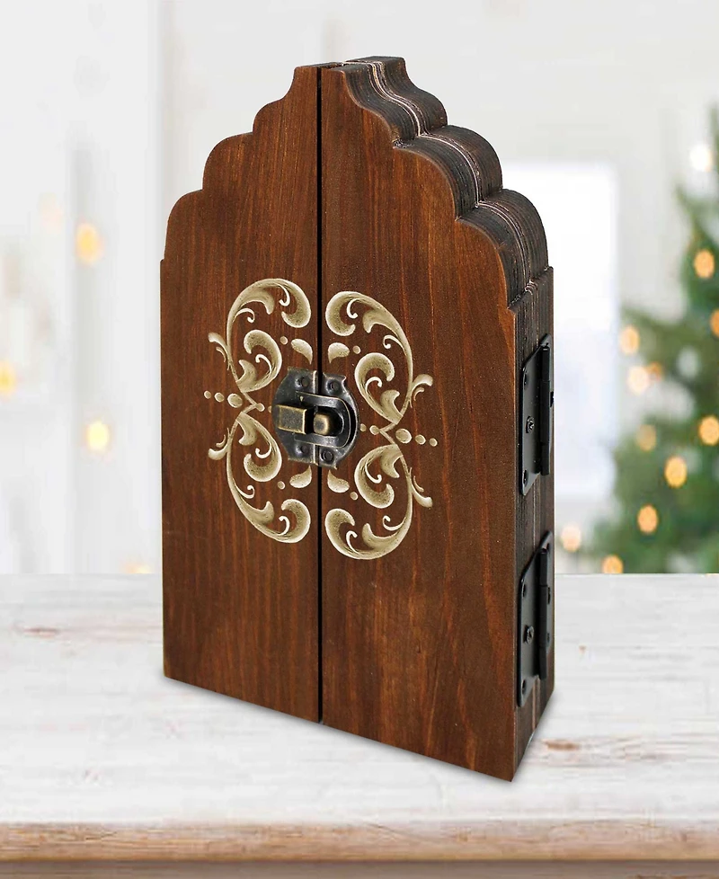 Designocracy Christmas Story Wood Tabletop Triptych
