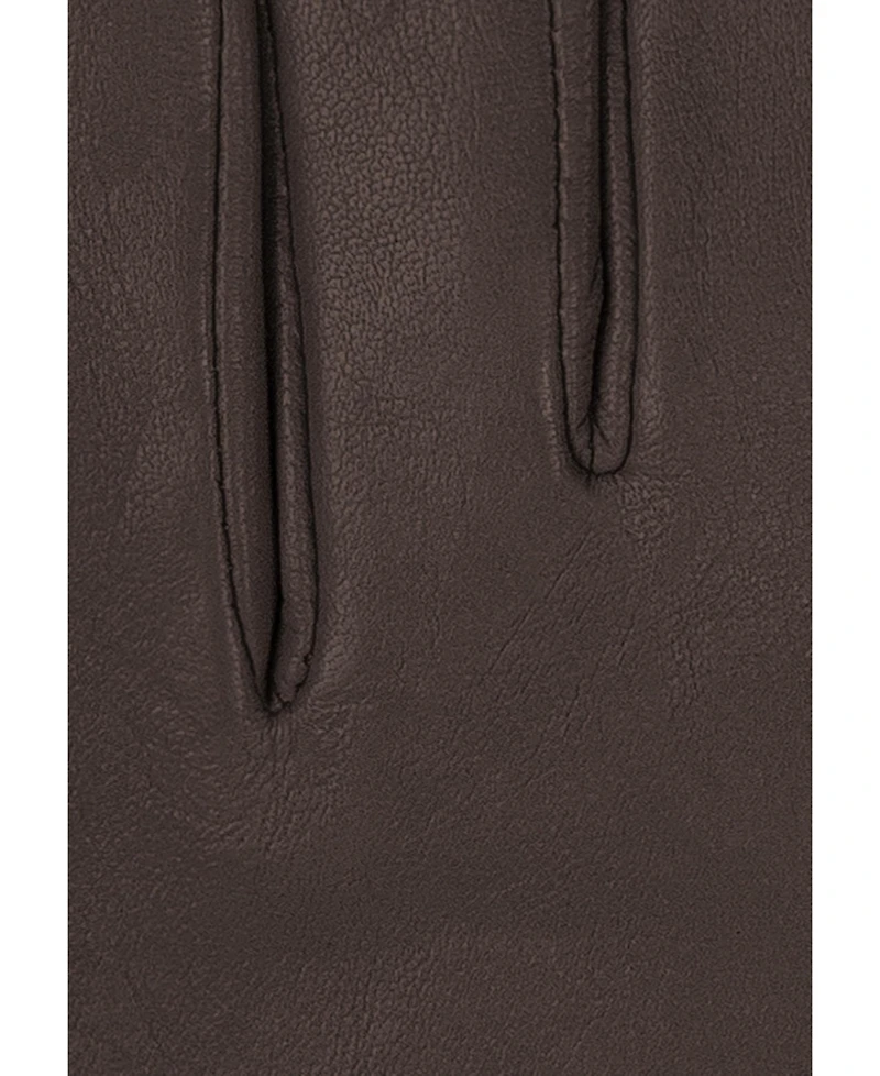 Women`s Premium Lamb Leather Touchscreen Gloves "Lola" Cashmere Lining