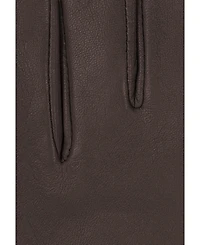 Women`s Premium Lamb Leather Touchscreen Gloves "Lola" Cashmere Lining