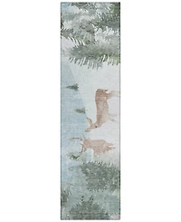 Addison Holiday Washable Indoor/Outdoor ACN1821 2'3"x7'6" Runner Area Rug