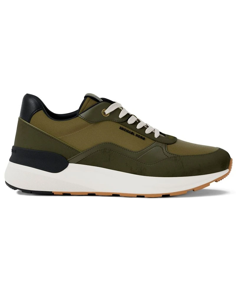 Michael Kors Men's Trevor Round Toe Lace-Up Trainer Shoes