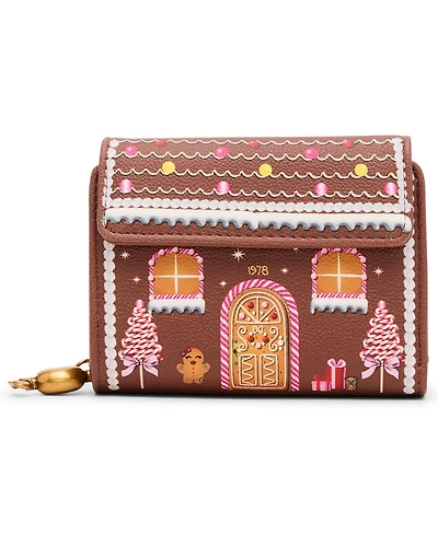 Betsey Johnson Skull Boss Trifold Wallet