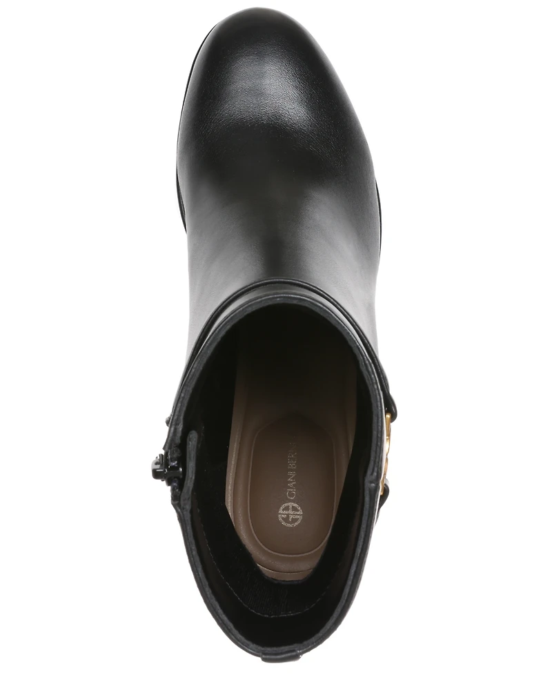 Giani Bernini Women's Glenaa Round Toe Wedge Booties, Macy's Exclusive