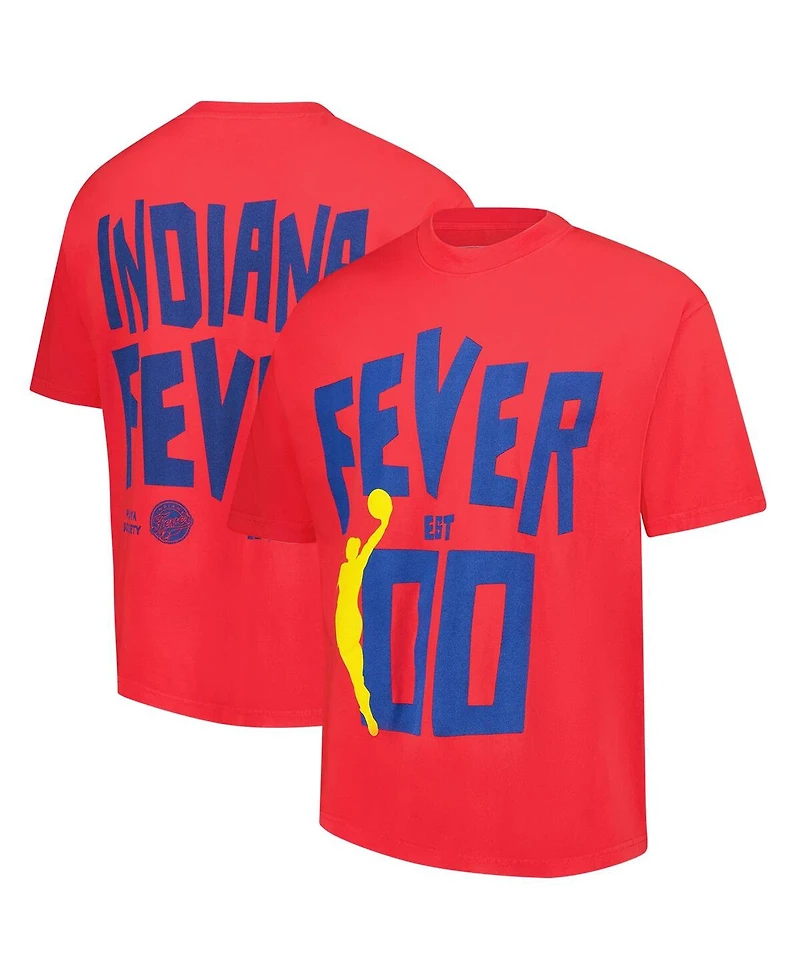 Playa Society Men's and Women's Red Indiana Fever Established 2000 Premium T-Shirt