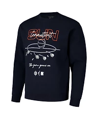 Round21 Men's and Women's Navy Connecticut Sun Bloom Crew Pullover Sweatshirt
