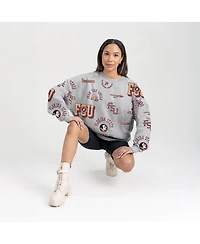 Gameday Couture Women's Gray Florida State Seminoles Always on Repeat Fleece Sweatshirt