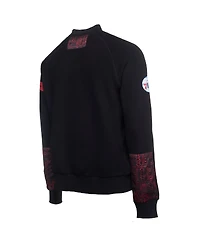 Two Hype x Nba Men's Black Philadelphia 76ers Culture Hoops Collection Premium Pullover Sweatshirt