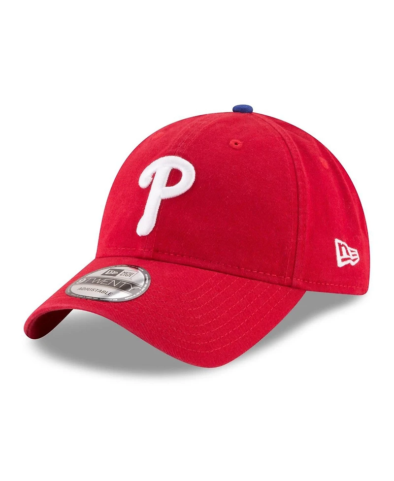 New Era Men's Red Philadelphia Phillies 2025 Mlb Postseason Side Patch 9TWENTY Adjustable Hat
