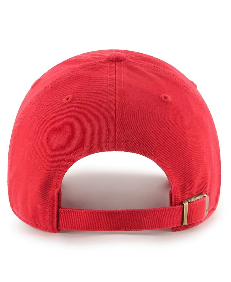 '47 Brand Men's Red Philadelphia Phillies 2025 Nl East Division Champions Clean Up Adjustable Hat