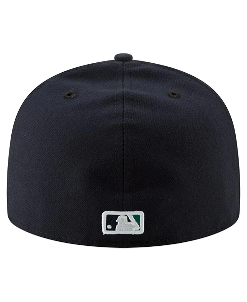 New Era Men's Ichiro Suzuki Navy Seattle Mariners Number Retirement 59FIFTY Fitted Hat