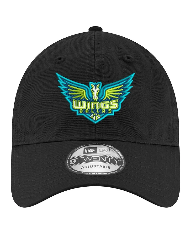 New Era Men's and Women's Paige Bueckers Black Dallas Wings Name Number Sidepatch 9TWENTY Adjustable Hat