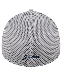 New Era Men's Gray York Yankees Visor Paint Splatter 39THIRTY Flex Hat