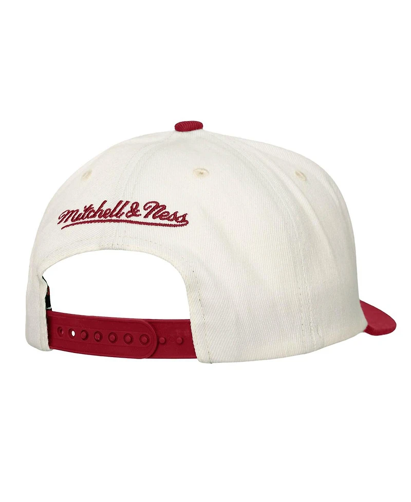 Mitchell & Ness Men's Cream St. Louis Cardinals Stretch-Snapback Hat