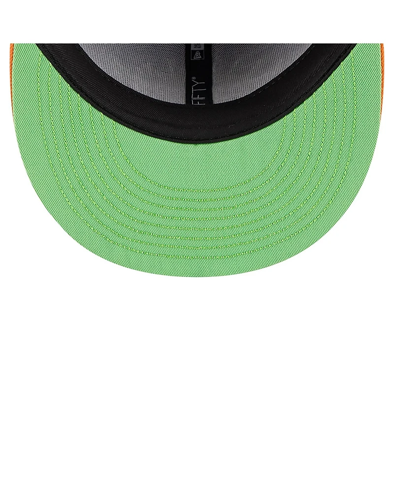 New Era Big Boys and Girls Purple/Orange Las Vegas Raiders Nickelodeon Slime 9FIFTY Snapback Hat