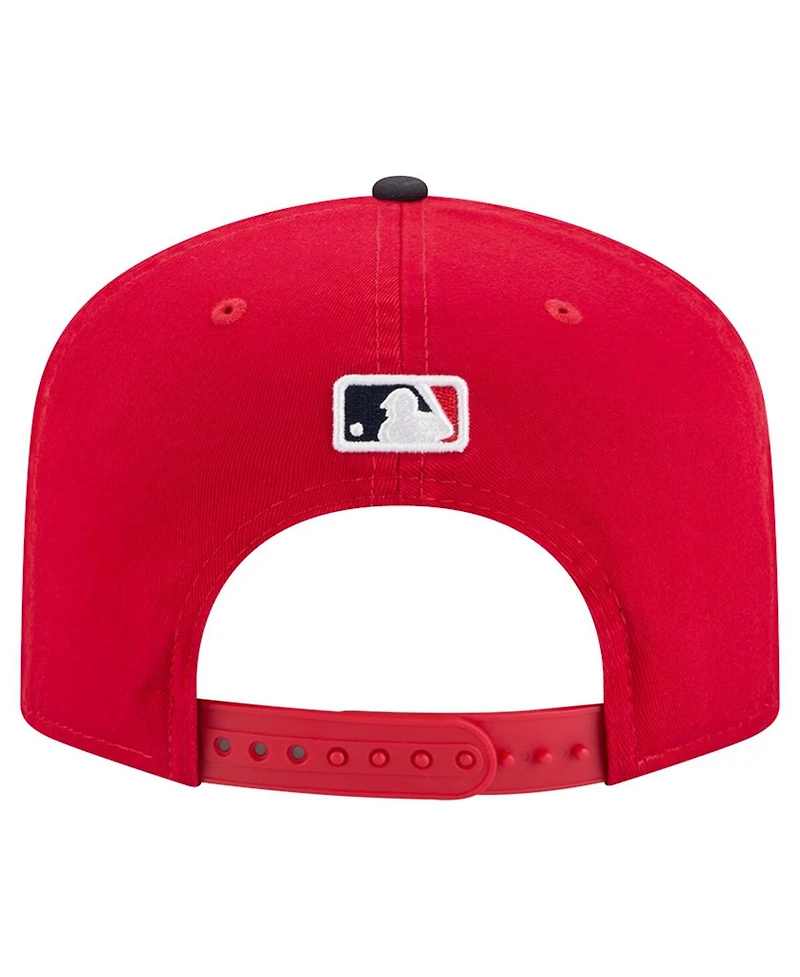 New Era Men's Red Cleveland Guardians Team 19TWENTY Adjustable Hat
