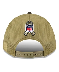 New Era Men's Green Detroit Lions 2025 Salute to Service 9FORTY A-Frame M-Crown Adjustable Hat