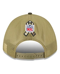 New Era Men's Green San Francisco 49ers 2025 Salute to Service 9FORTY A-Frame M-Crown Adjustable Hat