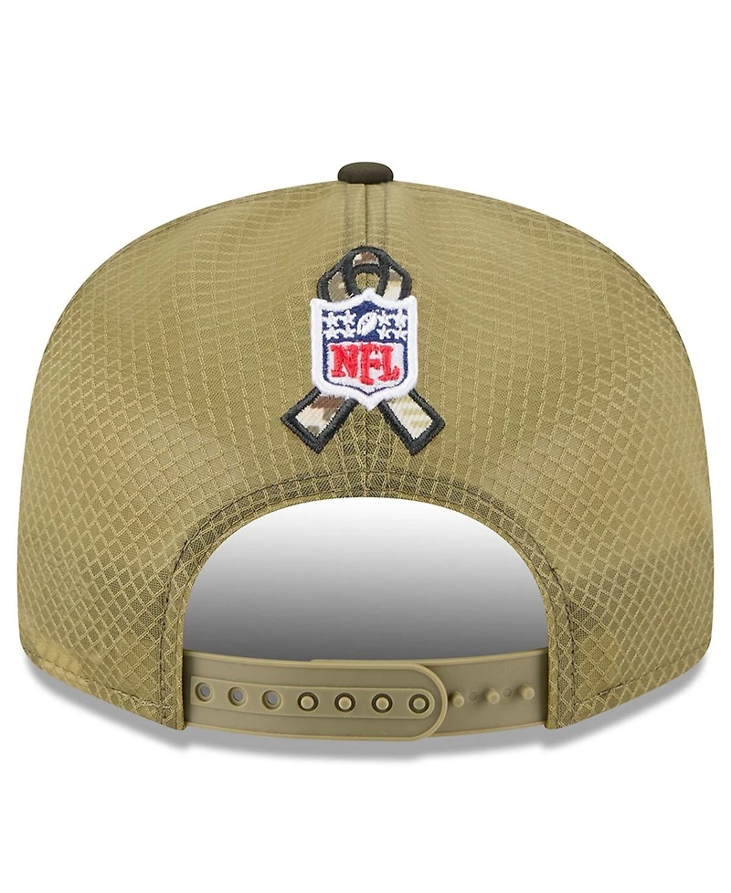 New Era Men's Dark Green Baltimore Ravens 2025 Salute to Service Split Panel 9FIFTY Snapback Hat