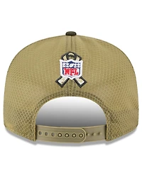 New Era Men's Dark Green New York Jets 2025 Salute to Service Split Panel 9FIFTY Snapback Hat