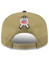 New Era Men's Dark Green Seattle Seahawks 2025 Salute to Service Split Panel 9FIFTY Snapback Hat